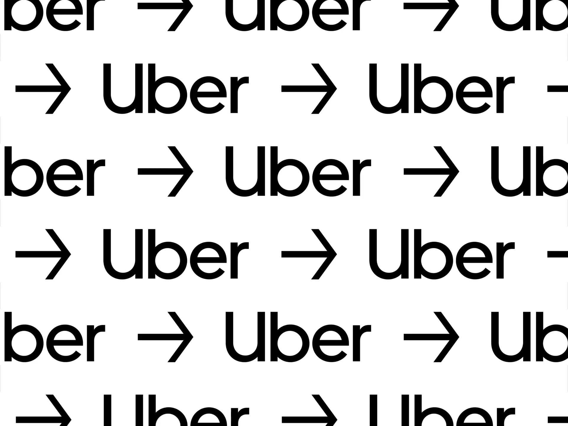 Uber, Typography animation